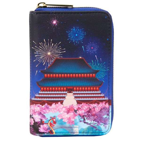 LOUNGEFLY Loungefly Disney Mulan Castle wallet