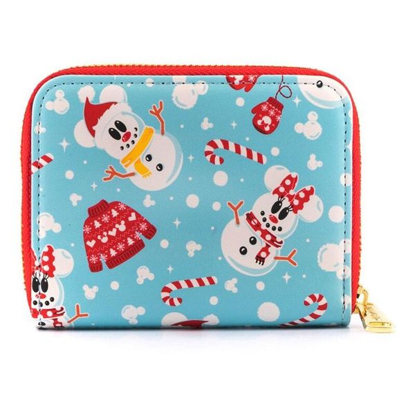 LOUNGEFLY Loungefly Disney Snowman Mickey Minnie wallet