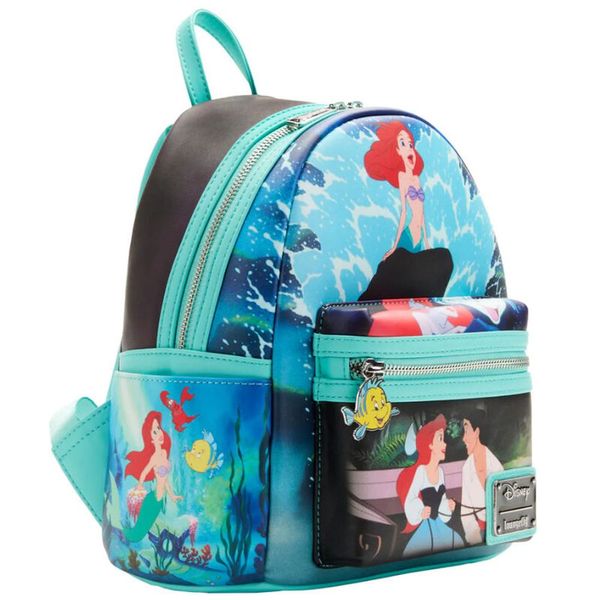 LOUNGEFLY Loungefly Disney The Little Mermaid Scenes ruksak 26cm