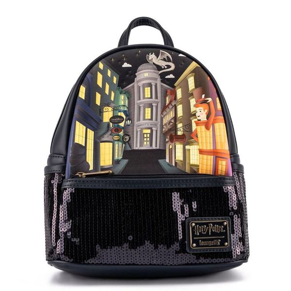 Harry Potter Loungefly Harry Potter Diagon Alley Sequins ruksak 26 cm