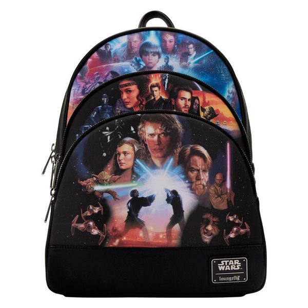 LOUNGEFLY Loungefly Star Wars Prequel Trilogy ruksak 34cm