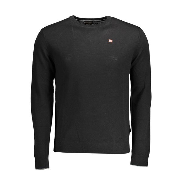 Napapijri NAPAPIJRI MEN'S BLACK SWEATER