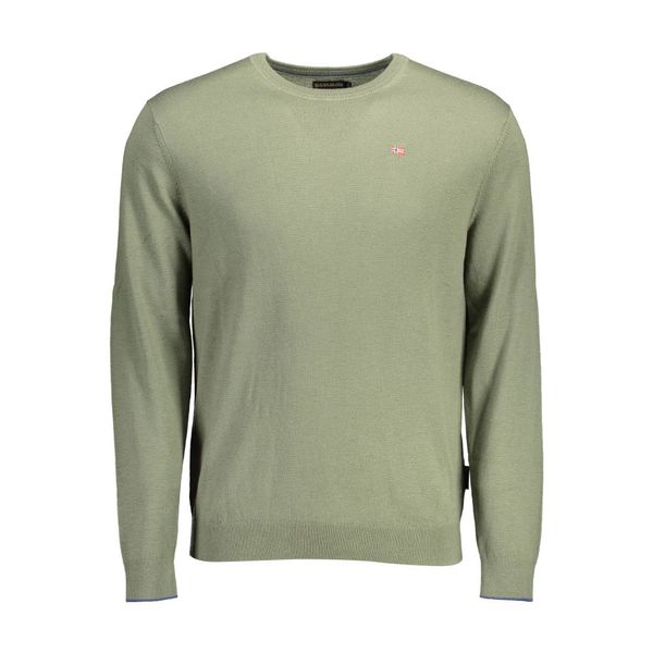 Napapijri NAPAPIJRI MEN'S GREEN SWEATER