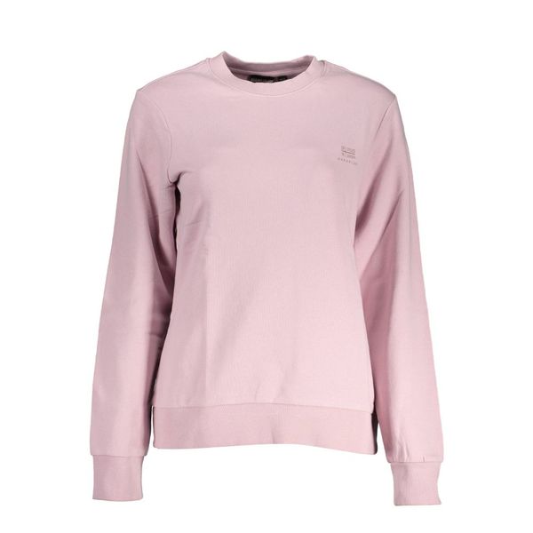Napapijri NAPAPIJRI PINK WOMEN'S SWEATSHIRT WITHOUT ZIP