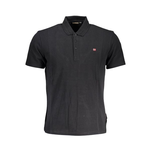Napapijri NAPAPIJRI POLO SHORT SLEEVE MAN BLACK