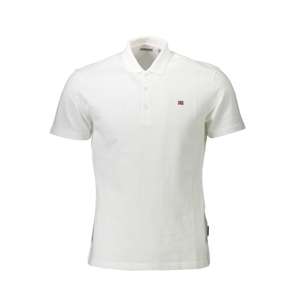 Napapijri NAPAPIJRI POLO SHORT SLEEVE MAN WHITE