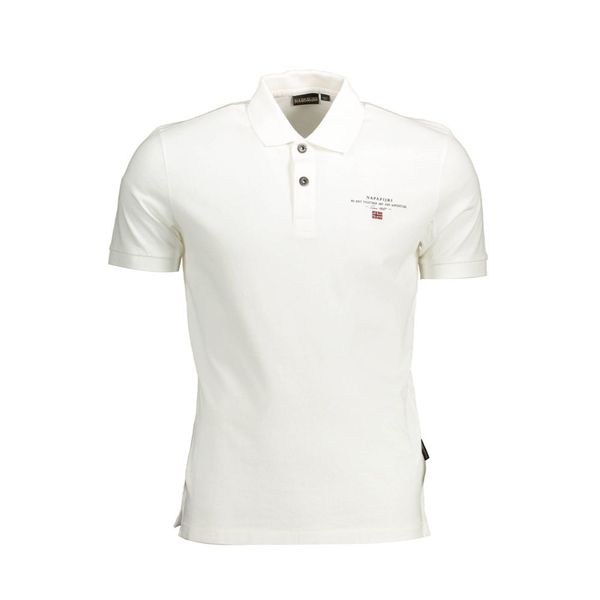 Napapijri NAPAPIJRI POLO SHORT SLEEVE MAN WHITE