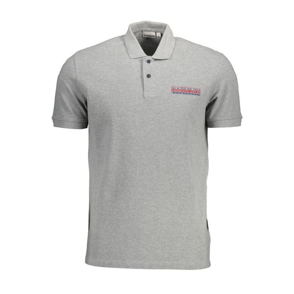 Napapijri NAPAPIJRI SHORT SLEEVE POLO SHIRT MAN GRAY