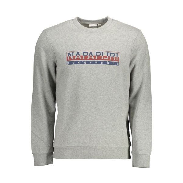 Napapijri NAPAPIJRI SWEATSHIRT WITHOUT ZIP MAN GRAY