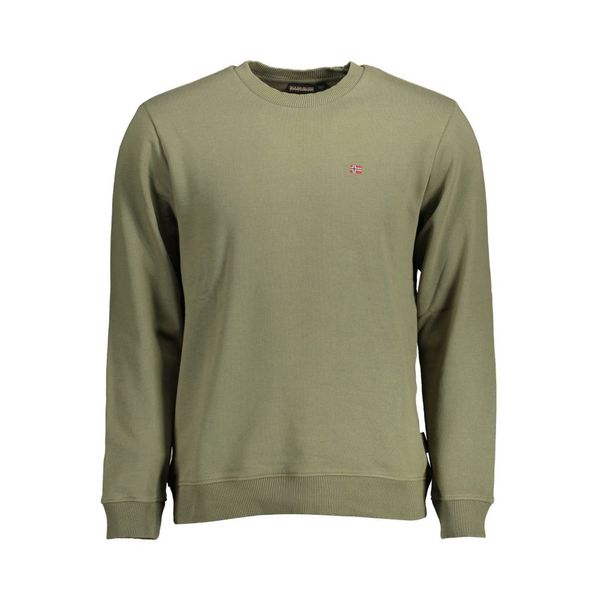 Napapijri NAPAPIJRI SWEATSHIRT WITHOUT ZIP MAN GREEN