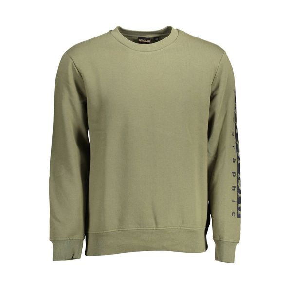 Napapijri NAPAPIJRI SWEATSHIRT WITHOUT ZIP MAN GREEN