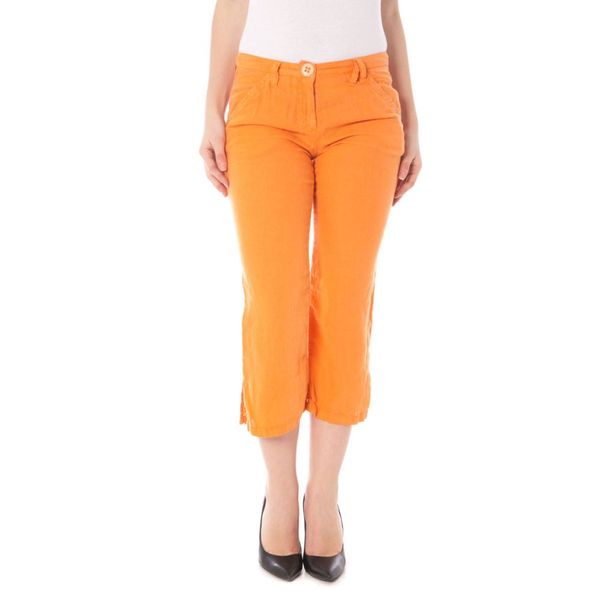 Napapijri NAPAPIJRI WOMEN'S ORANGE PINOCCHIETTO PANTS