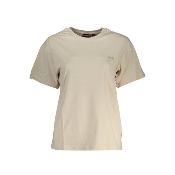 Napapijri NAPAPIJRI WOMEN'S SHORT SLEEVE T-SHIRT BEIGE