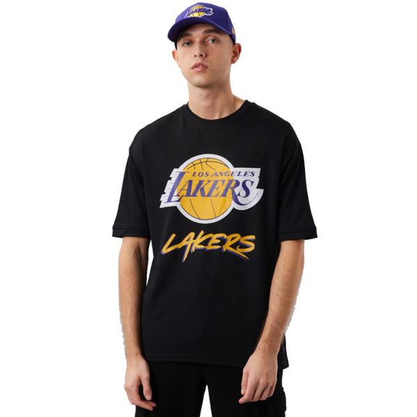 New Era New Era NBA Los Angeles Lakers Script Mesh muška majica 60284737