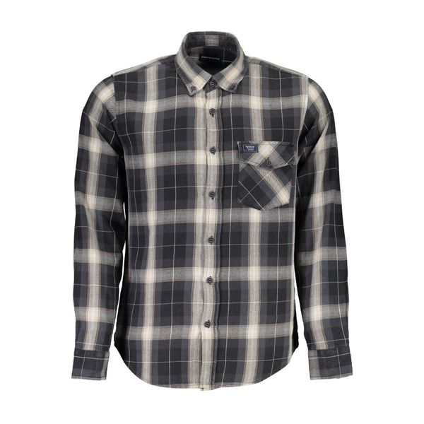 North Sails NORTH SAILS BLACK MEN'S LONG SLEEVED SHIRT