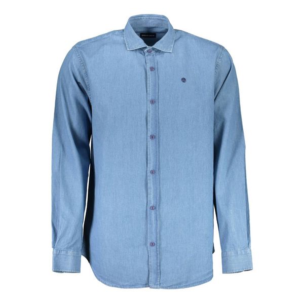 North Sails NORTH SAILS LIGHT BLUE MAN LONG SLEEVED SHIRT