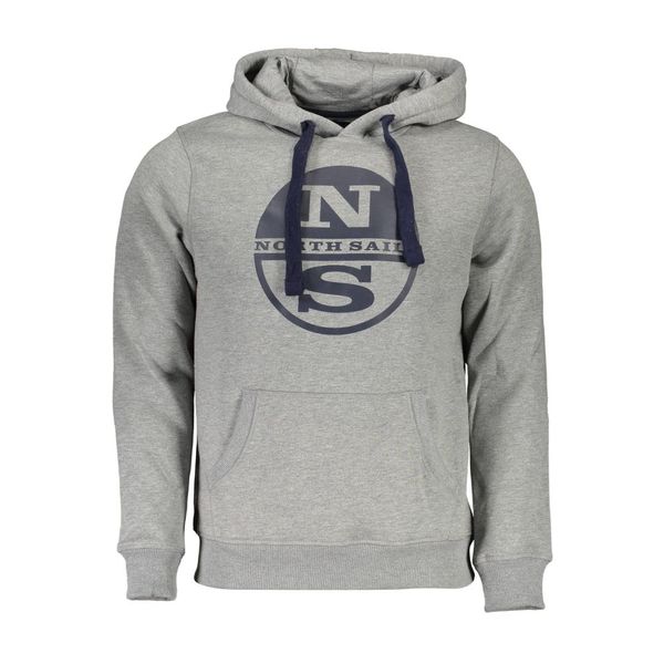 North Sails NORTH SAILS MAN GRAY SWEATSHIRT WITHOUT ZIP