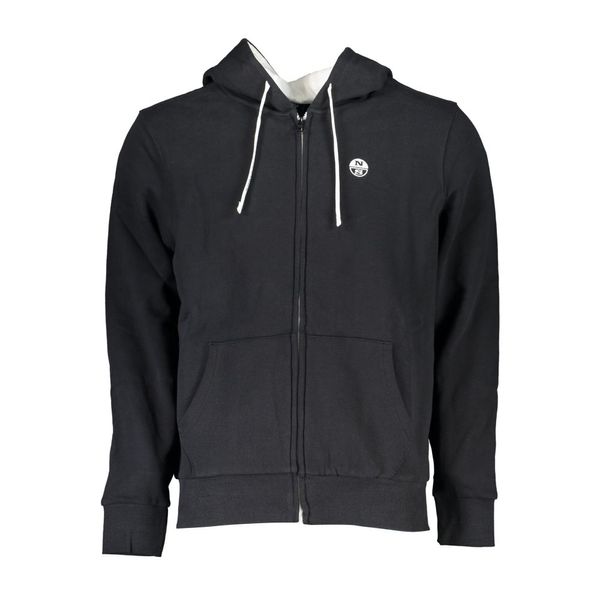 North Sails NORTH SAILS MEN'S BLACK ZIP SWEATSHIRT