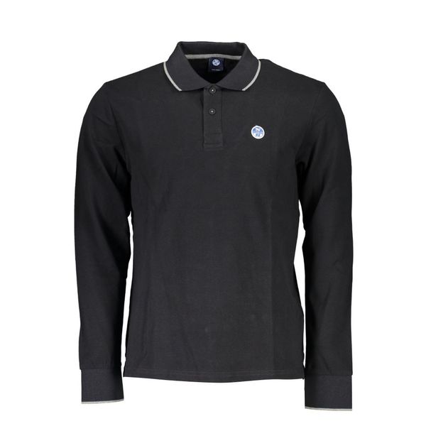 North Sails NORTH SAILS MEN'S LONG SLEEVED POLO SHIRT BLACK
