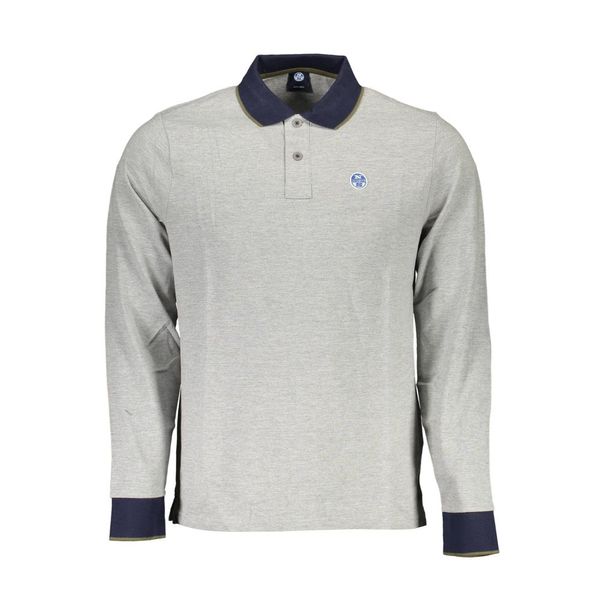 North Sails NORTH SAILS POLO LONG SLEEVE MAN GRAY