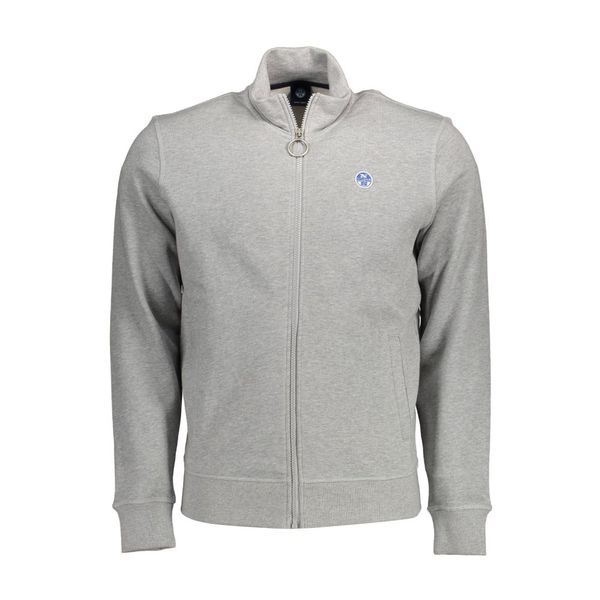 North Sails NORTH SAILS SWEATSHIRT WITH ZIP MAN GRAY