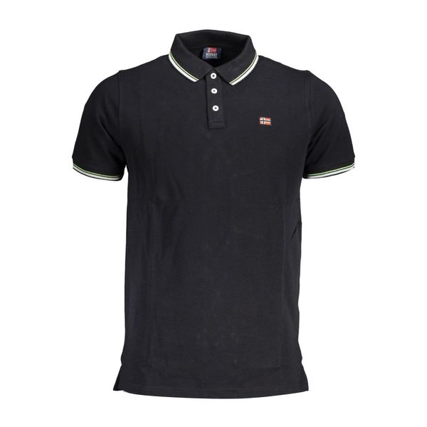 Norway 1963 NORWAY 1963 BLACK MEN'S SHORT SLEEVED POLO SHIRT