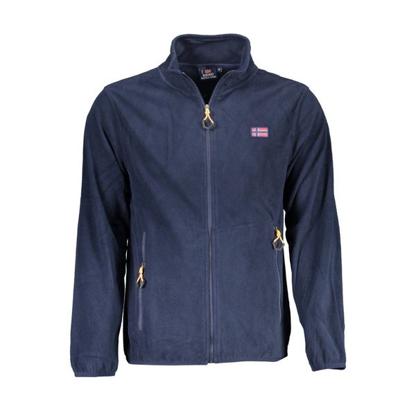 Scuola Nautica Italiana NORWAY 1963 MEN'S BLUE SWEATSHIRT WITH ZIP