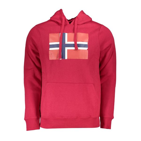 Norway 1963 NORWAY 1963 MEN'S RED ZIP-OUT SWEATSHIRT