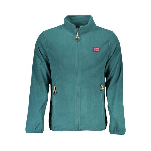 Scuola Nautica Italiana NORWAY 1963 SWEATSHIRT WITH ZIP MAN GREEN