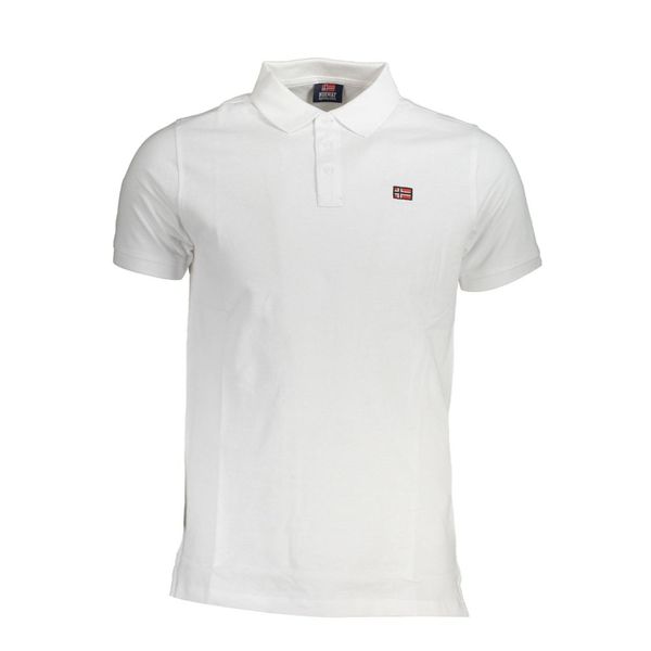 Norway 1963 NORWAY 1963 WHITE MEN'S SHORT SLEEVED POLO SHIRT