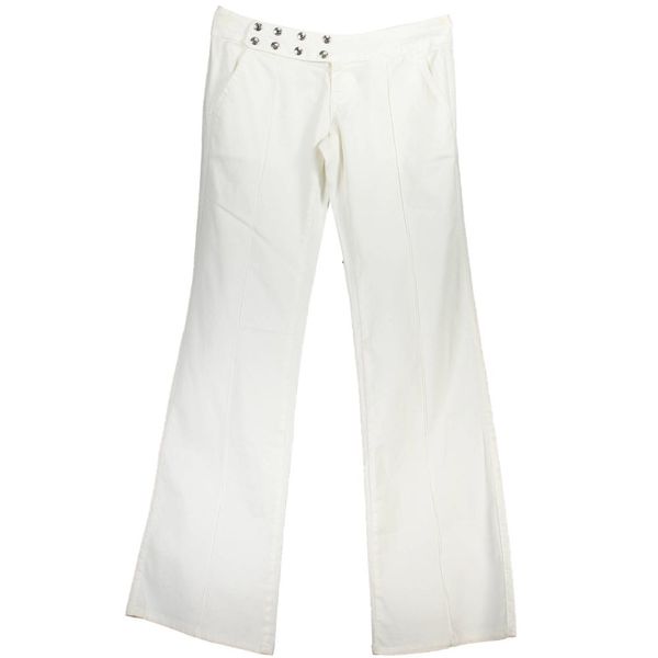 Phard PHARD WHITE WOMEN'S TROUSERS