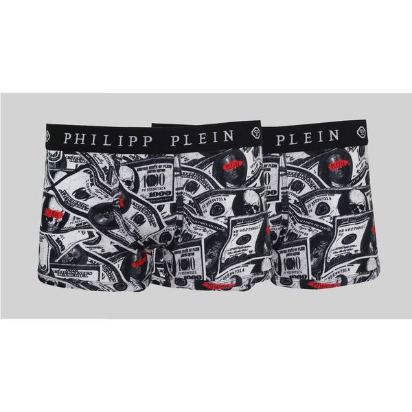 Philipp Plein Philipp Plein muške bokserice UUPB31-99 BI-PACK BLK-DOLLAR