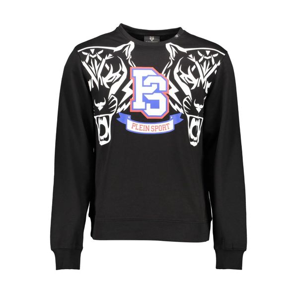 Plein Sport PLEIN SPORT SWEATSHIRT WITHOUT ZIP MAN BLACK