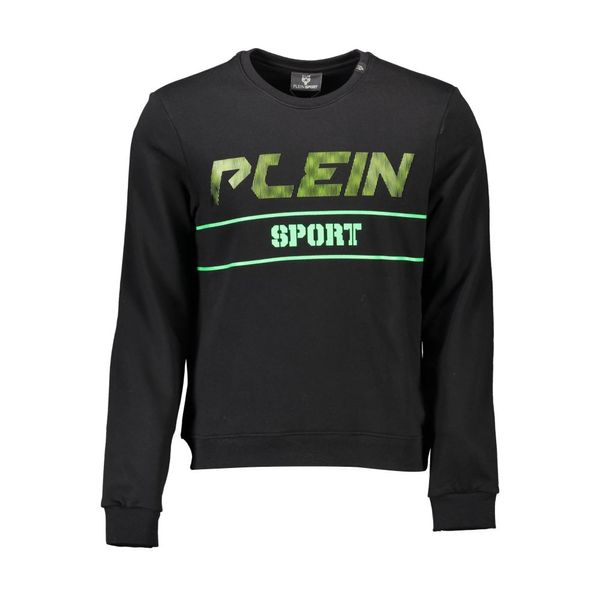 Plein Sport PLEIN SPORT SWEATSHIRT WITHOUT ZIP MAN BLACK