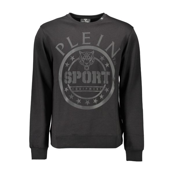 Plein Sport PLEIN SPORT SWEATSHIRT WITHOUT ZIP MAN BLACK
