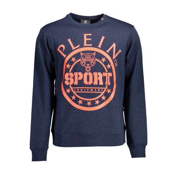 Plein Sport PLEIN SPORT SWEATSHIRT WITHOUT ZIP MAN BLUE