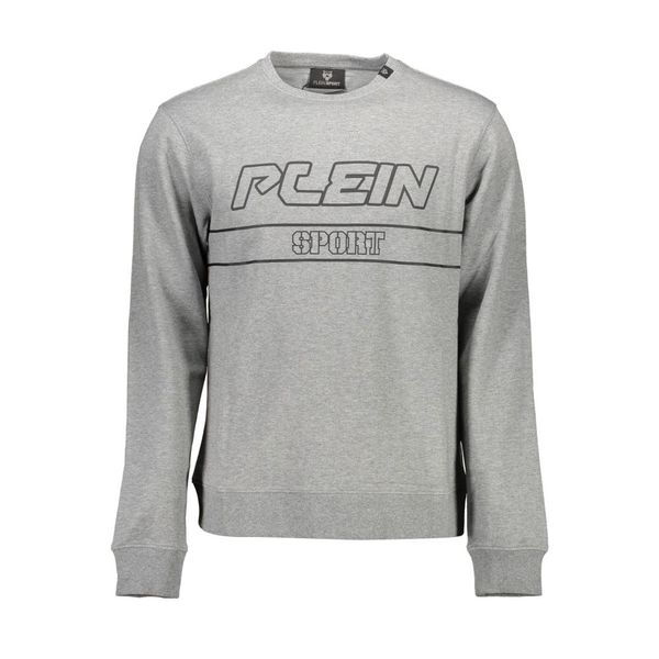 Plein Sport PLEIN SPORT SWEATSHIRT WITHOUT ZIP MAN GRAY