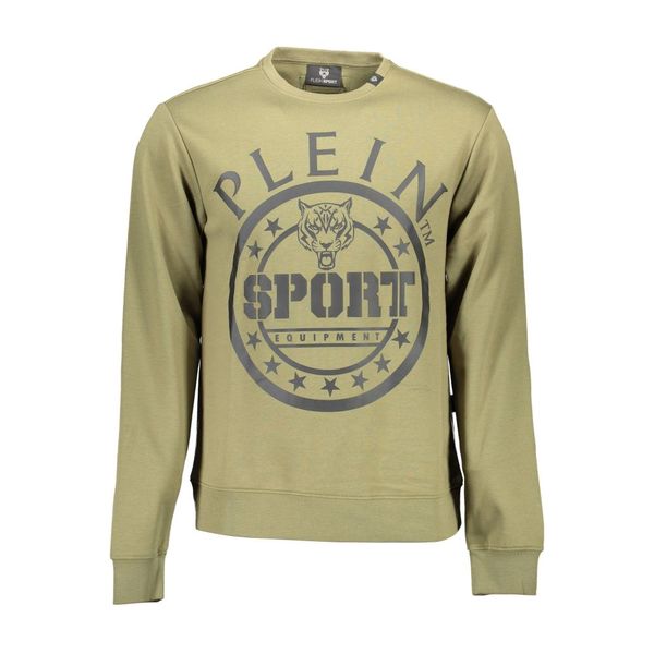 Plein Sport PLEIN SPORT SWEATSHIRT WITHOUT ZIP MAN GREEN
