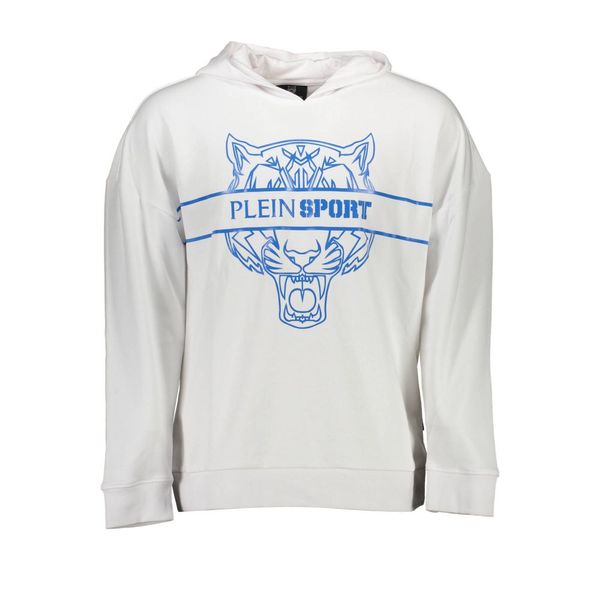 Plein Sport PLEIN SPORT SWEATSHIRT WITHOUT ZIP MAN WHITE