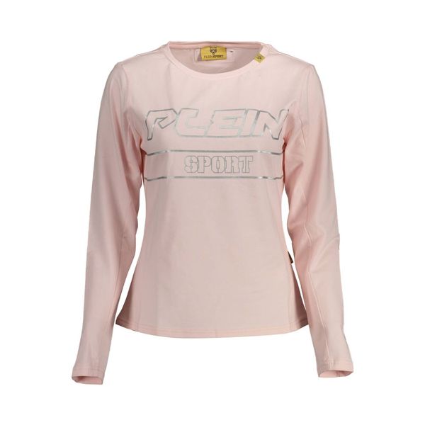 Plein Sport PLEIN SPORT WOMEN'S LONG SLEEVE T-SHIRT PINK