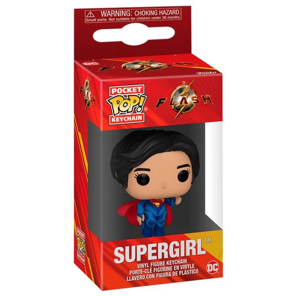 FUNKO Pocket POP Keychain DC Comics The Flash Supregirl