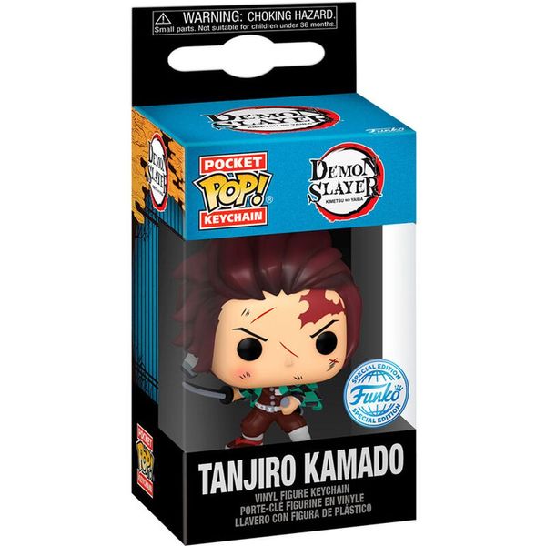FUNKO Pocket POP Keychain Demon Slayer Kimetsu no Yaiba Tanjiro Kamado Exclusive