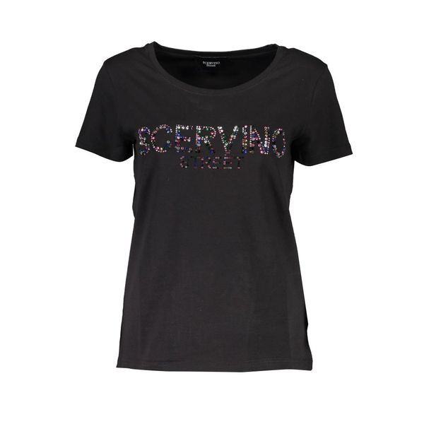 Scervino street SCERVINO STREET WOMEN'S SHORT SLEEVE T-SHIRT BLACK