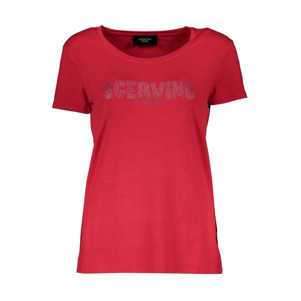 Scervino street SCERVINO STREET WOMEN'S SHORT SLEEVE T-SHIRT RED