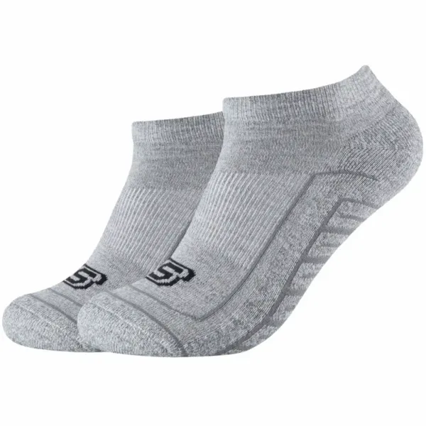 Skechers Skechers 2ppk basic cushioned sneaker socks sk43024-9302
