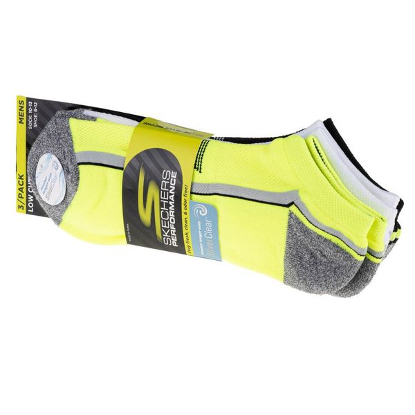 Skechers Skechers 3pk mens extended terry low s114660-yel