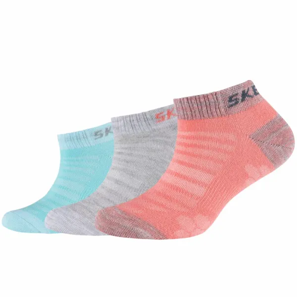 Skechers Skechers 3ppk girls mesh ventilation socks sk43032-3060
