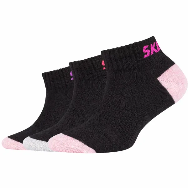 Skechers Skechers 3ppk girls mesh ventilation socks sk43032-9999