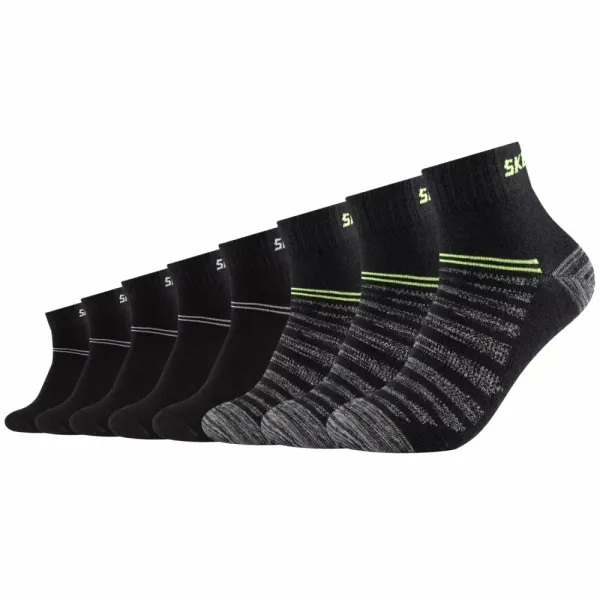 Skechers Skechers 3ppk wm mesh ventilation quarter socks sk42017-9997