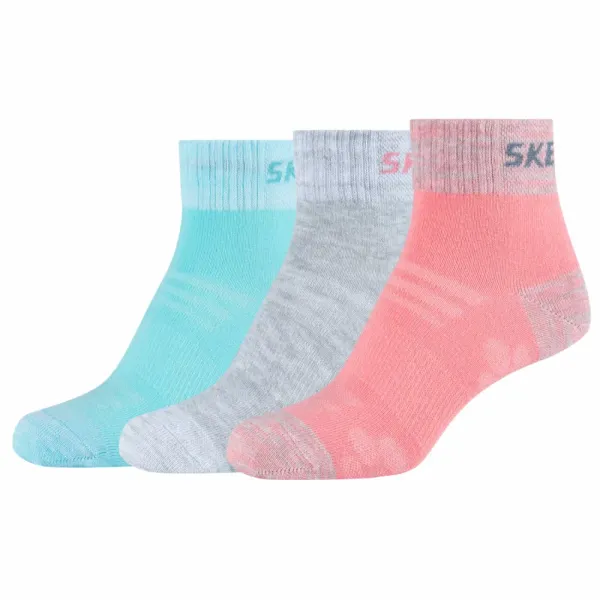 Skechers Skechers 3ppk wm mesh ventilation quarter socks sk42022-3060
